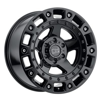 Black Rhino Cinco, 17x9.5 Wheel with 5x5 Bolt Pattern - Gloss Black - 1795CNC-85127B71